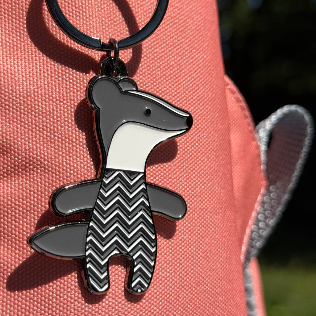 Badger Keychain/ bag charm