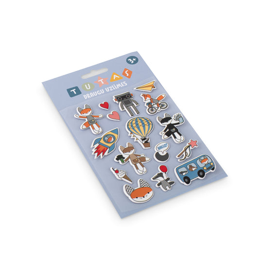 Tuta’s Friends Puffy Stickers