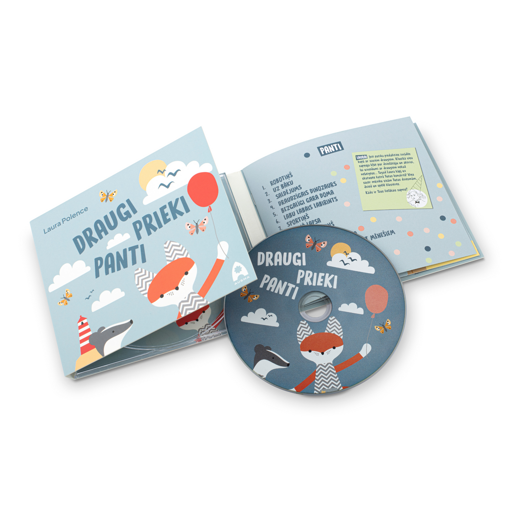 CD "Draugi, prieki, panti"