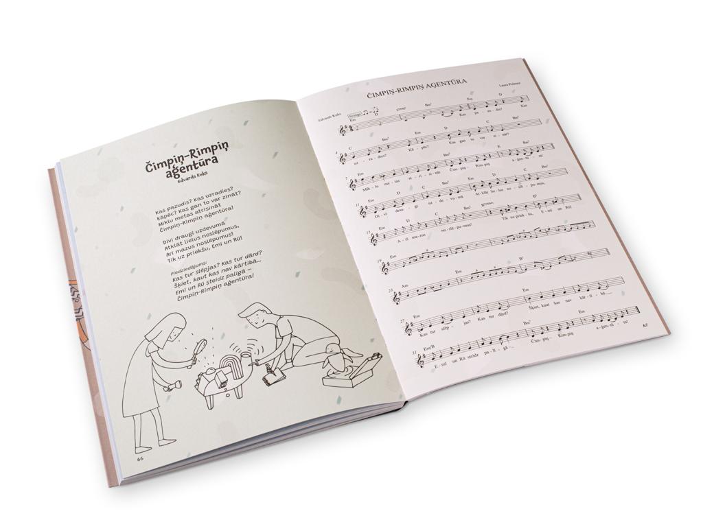 Sheet music book "Dziesmas bērniem"